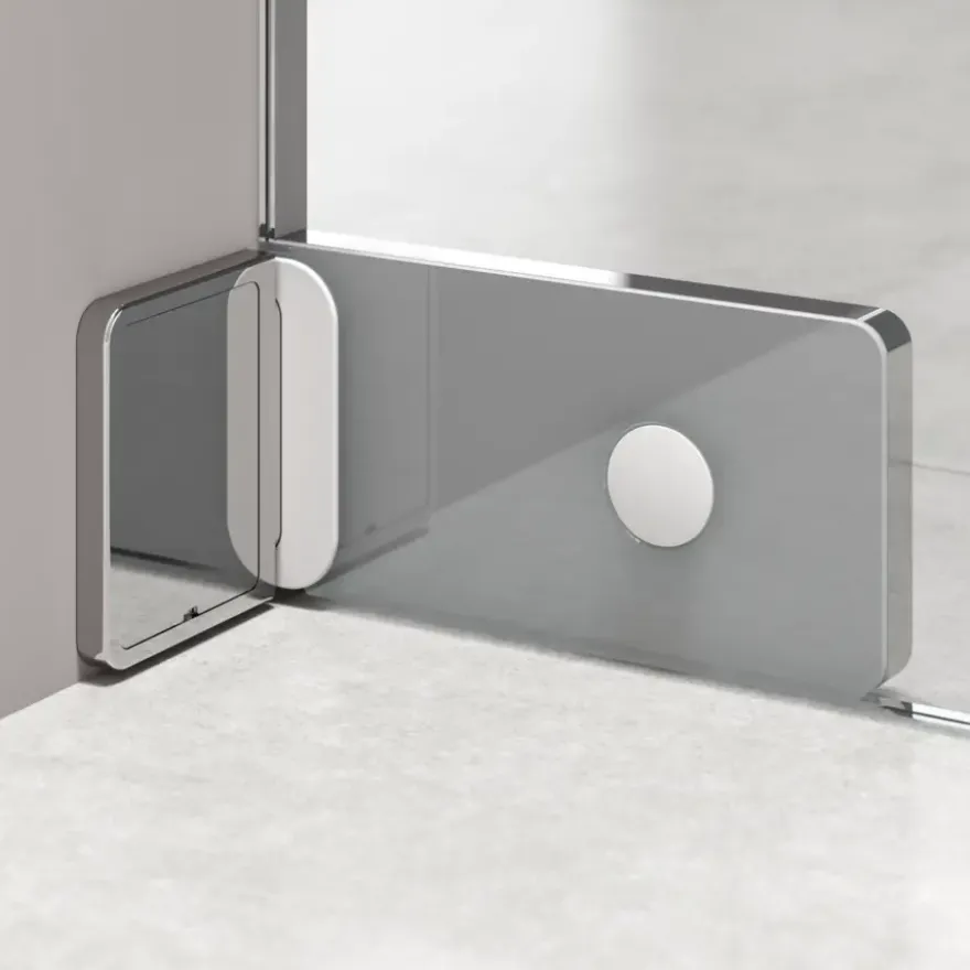 Sealskin Pure Inloopdouche Type A3 100X200 Cm Zilver hoogglans