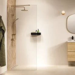 Sealskin Pure Inloopdouche type A3 90x200 cm - geborsteld goud