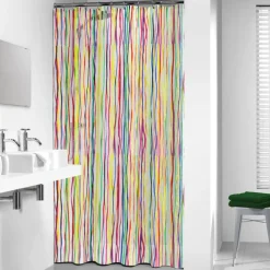 Sealskin Rigato douchegordijn multi 180 x 200 cm