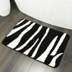 Sealskin Safari badmat zwart 60 x 90 cm