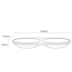 Sealskin Schaal Conical Porselein Wit