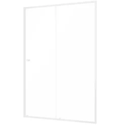 Sealskin schuifdeur voor nis Contour mat wit 120 x 200 cm