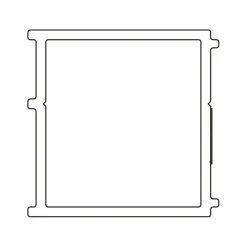 Sealskin Seev Verbredingsprofiel 2,25 cm x 195 cm Zilver Hoogglans