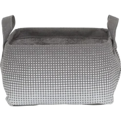 Sealskin Speckles mandje textiel grijs