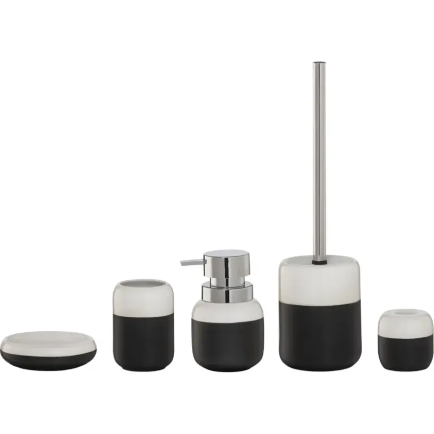 Sealskin Sphere zeepdispenser porselein zwart
