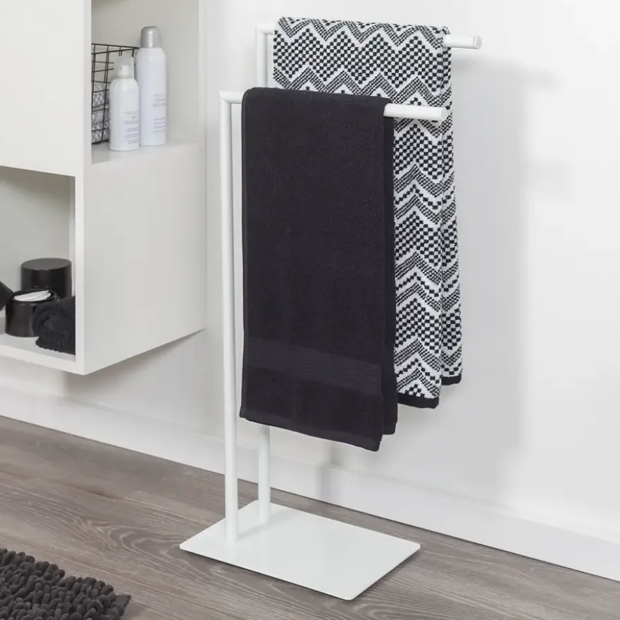 Sealskin Tube handdoekrek vrijstaand metaal wit