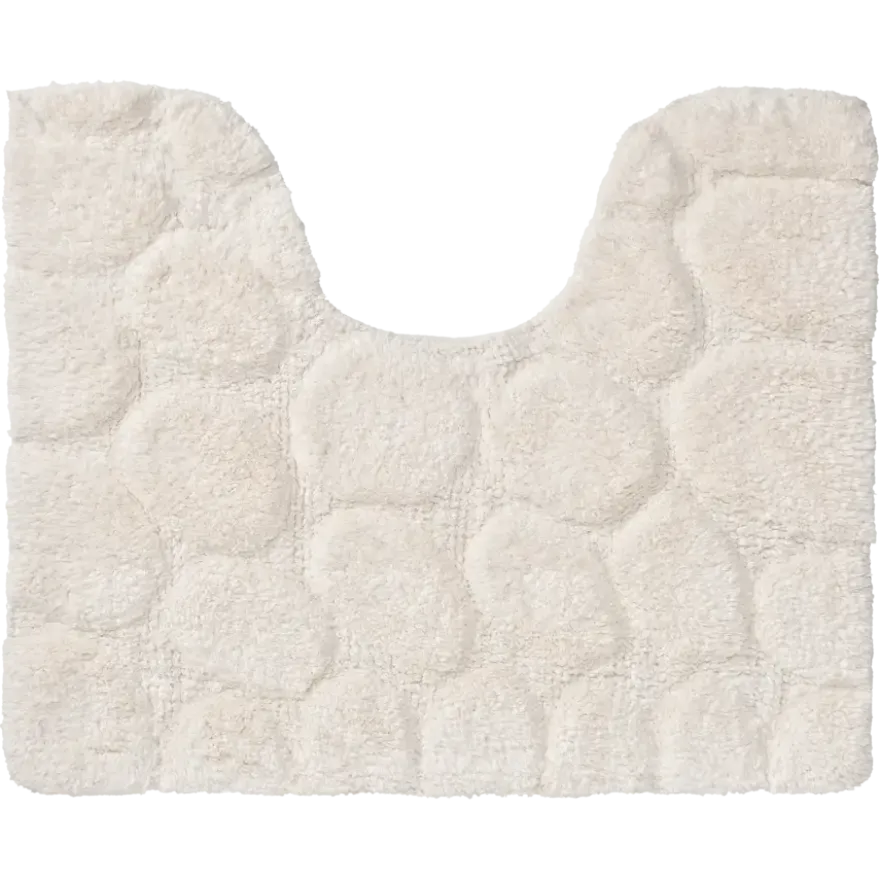 Sealskin WC mat Pebbles 50x60 cm Ivoor