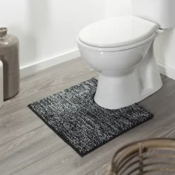 Sealskin WC mat Speckles Zwart 50x45 cm