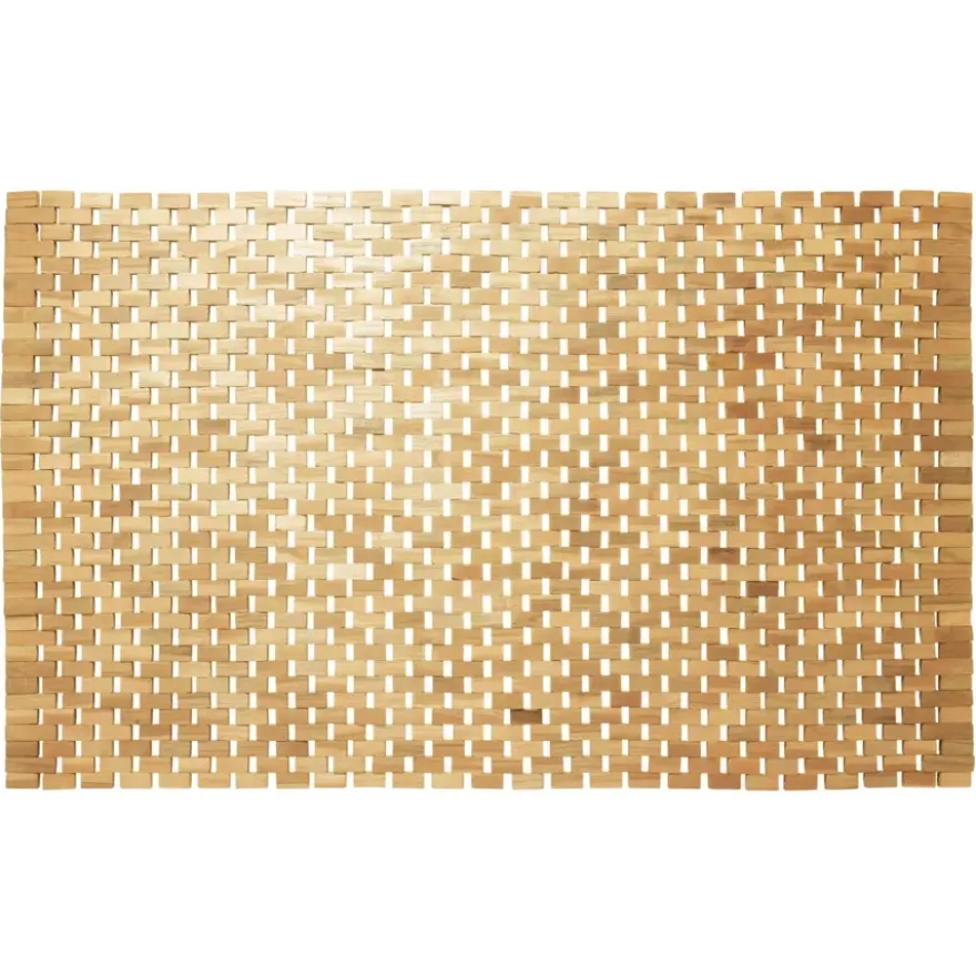 Sealskin Woodblock badmat teak 52 x 90 cm