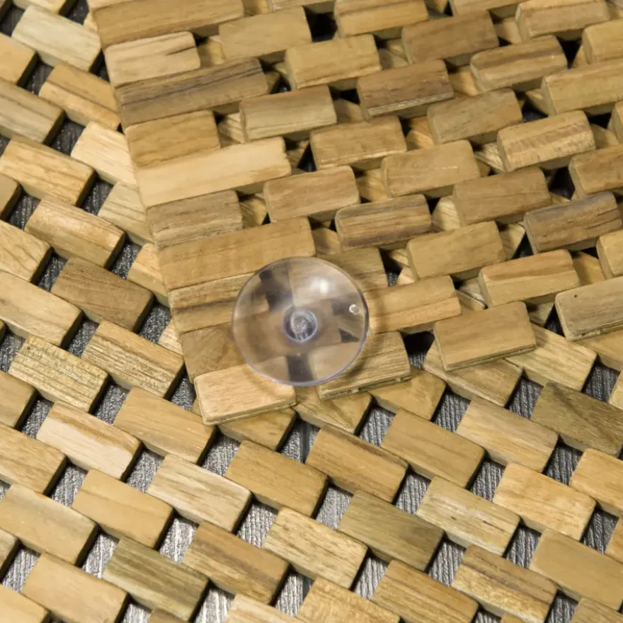 Sealskin Woodblock wc mat Teak 60 x 60 cm