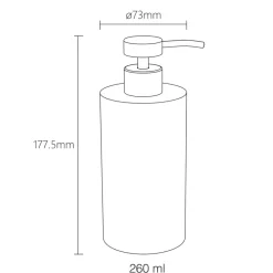 Sealskin Zeepdispenser Blend Terrazo 260 ml vrijstaand
