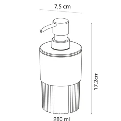 Sealskin Zeepdispenser Brave donker groen 380 ml vrijstaand
