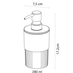 Sealskin Zeepdispenser Brave donker groen 380 ml vrijstaand
