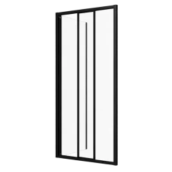 Sealskin zijwand schuifdeur voor douchecabine Hooked mat zwart 90 x 200 cm