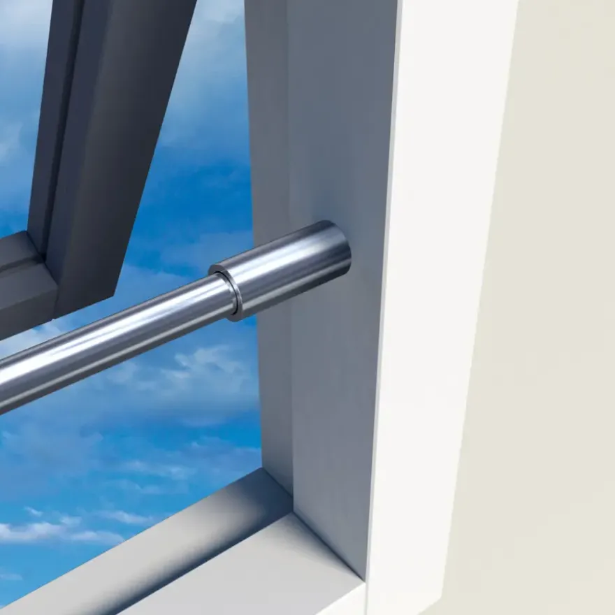 SecuBar barrièrestang Twist Combi RVS SKG 2-sterren 91 cm