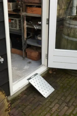 Secucare drempelhulp plus mini 2 B=25 cm H=7-15 cm staal verzinkt