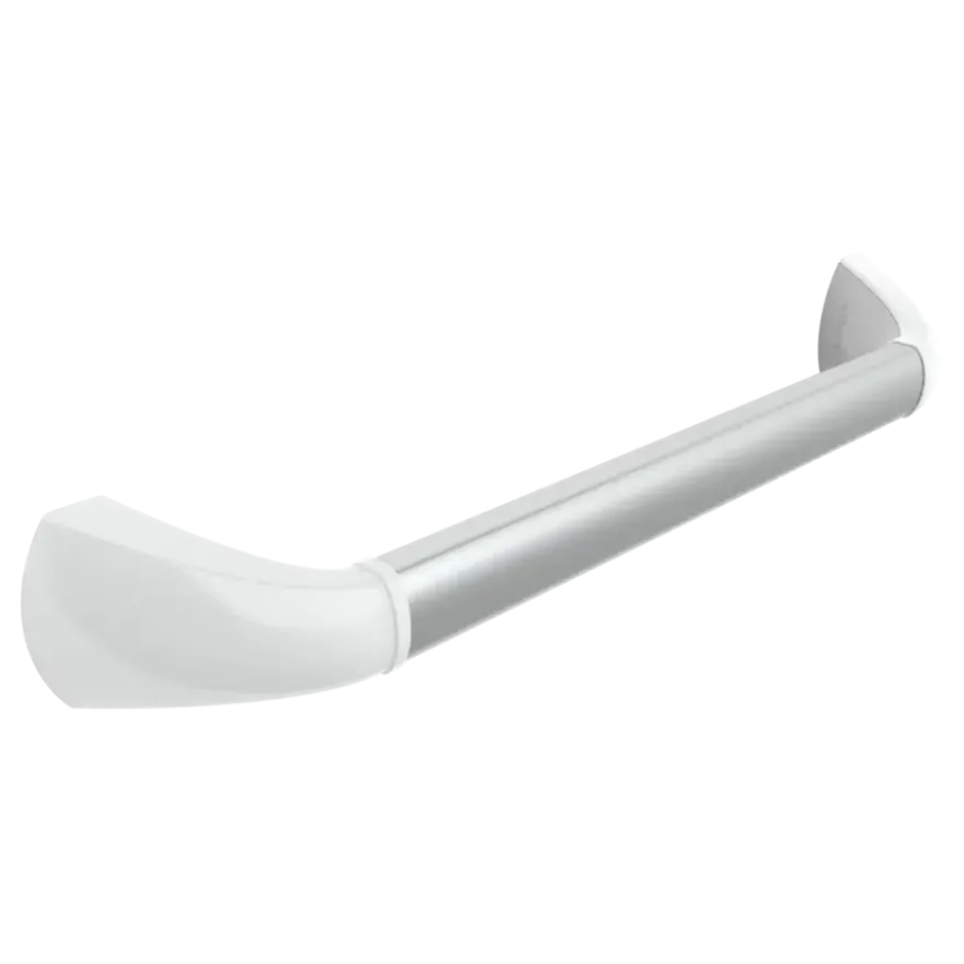Secucare wandbeugel 40 cm aluminium wit