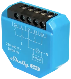 Shelly 1L Gen3 slimme schakelaar WiFi (2-draads)