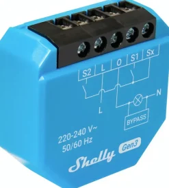Shelly 1L Gen3 slimme schakelaar WiFi (2-draads)