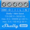 Shelly 1 Mini Gen4 slimme schakelaar WiFi