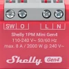 Shelly 1PM Mini Gen4 slimme schakelaar & energiemeter WiFi