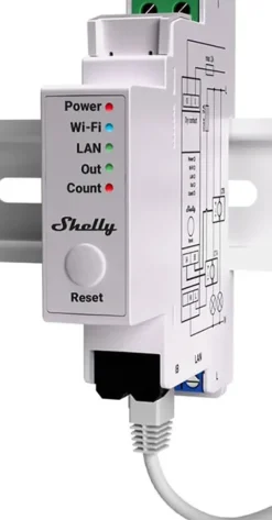 Shelly Pro EM-50 slimme energiemeter WiFi Bluetooth DIN-rail (2-kanalen)
