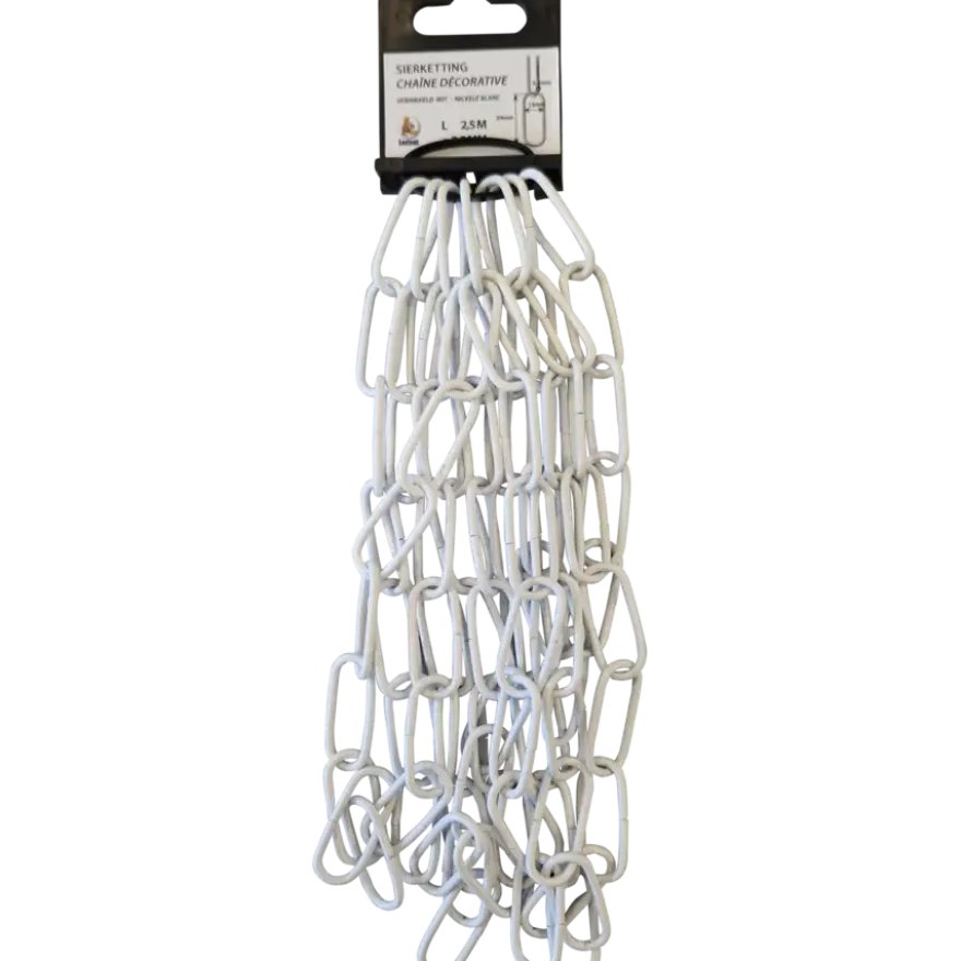 Sierketting nr. 5030 wit 2,5 meter