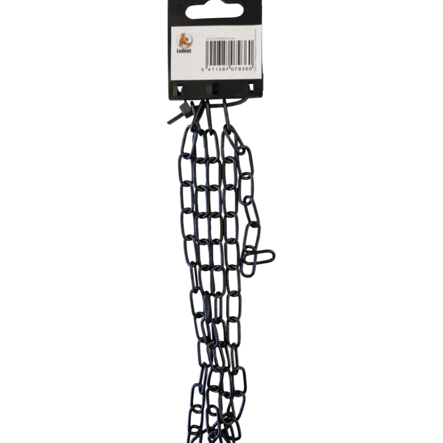 Sierketting zwart 1 meter