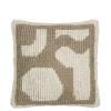 Sierkussen graphic beige - l45xb45xh10cm