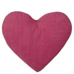Sierkussen hart donker roze - l50xb45xh8cm