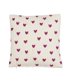 Sierkussen hart fuchsia - l45xb45xh10cm