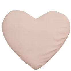 Sierkussen hart licht roze - l50xb45xh8cm