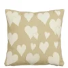 Sierkussen hart off white - l45xb45xh10cm
