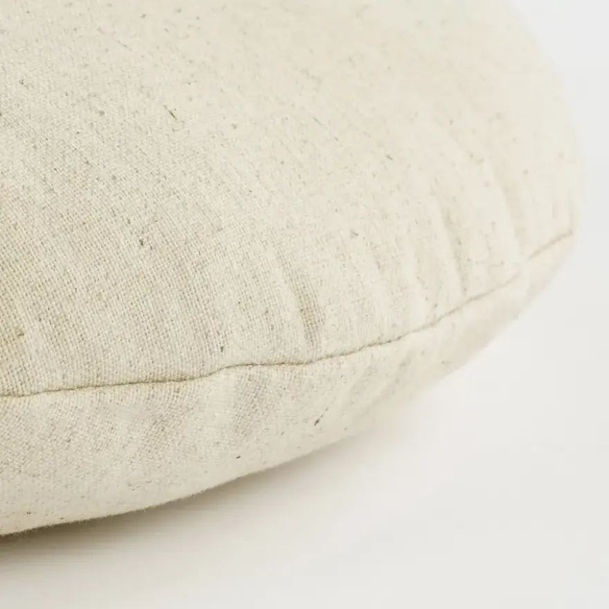 Sierkussen palmboom rond groen - h10xd40cm