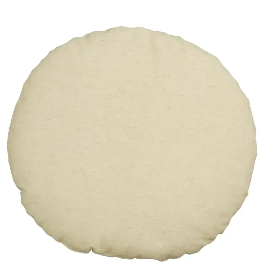 Sierkussen palmboom rond groen - h10xd40cm