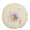Sierkussen rond lila - h10xd45cm