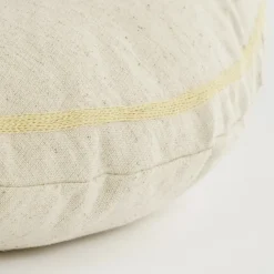 Sierkussen rond lila - h10xd45cm