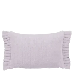Sierkussen ruffled lila - l55xb35xh10cm