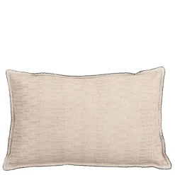 Sierkussen ruit crème - l55xb35xh10cm