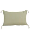Sierkussen ruit licht groen - l55xb35xh10cm