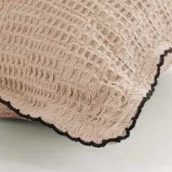 Sierkussen ruit licht roze - l55xb35xh10cm