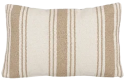 Sierkussen streep beige - l55xb35xh10cm