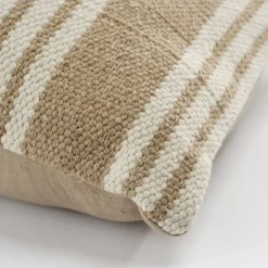Sierkussen streep beige - l55xb35xh10cm