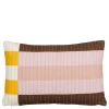 Sierkussen streep licht roze - l55xb35xh10cm