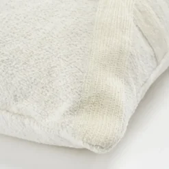 Sierkussen streep off white - l45xb45xh10cm
