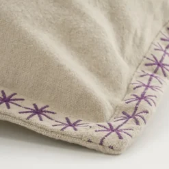 Sierkussen taupe - l51xb51xh10cm