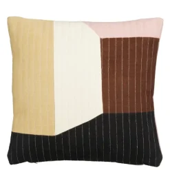 Sierkussen zwart patchwork - l45xb45xh10cm