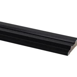 Sierlijst grenen zwart gelakt 15x57mm 270cm