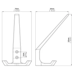 Siro jashaak dubbel Marielle RVS look aluminium