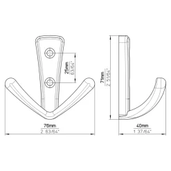 Siro jashaak dubbel Nova aluminum zamak